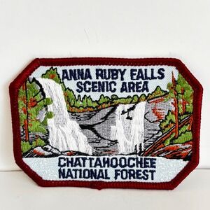 Anna Ruby Falls Scenic Area Chattahoochee National Forest Embroidered Patch
